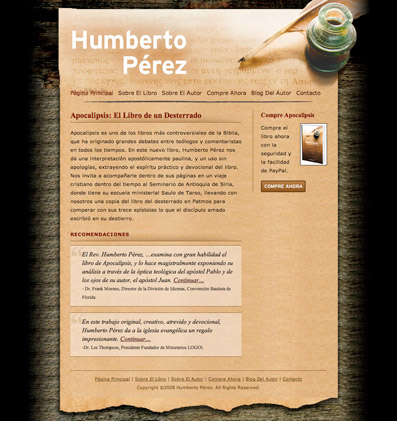 Author Humberto Pérez website